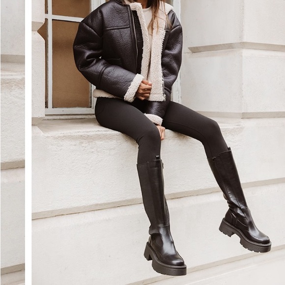 Knee high platform chelsea boots - Picture 2 of 6